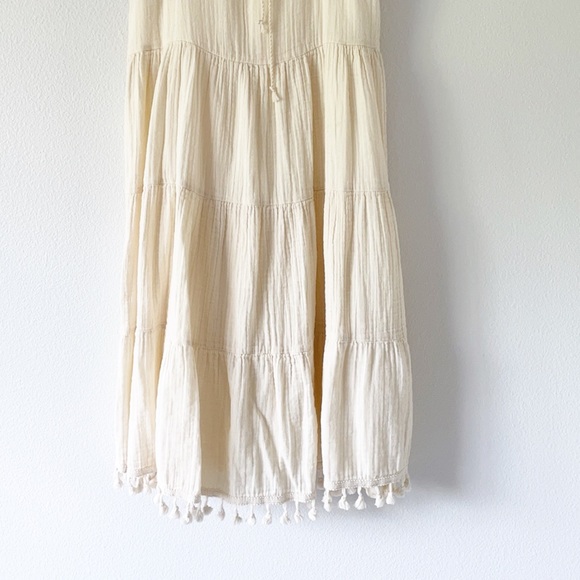 Moon River Tassel Trim Midi Dress size Med - Picture 11 of 13